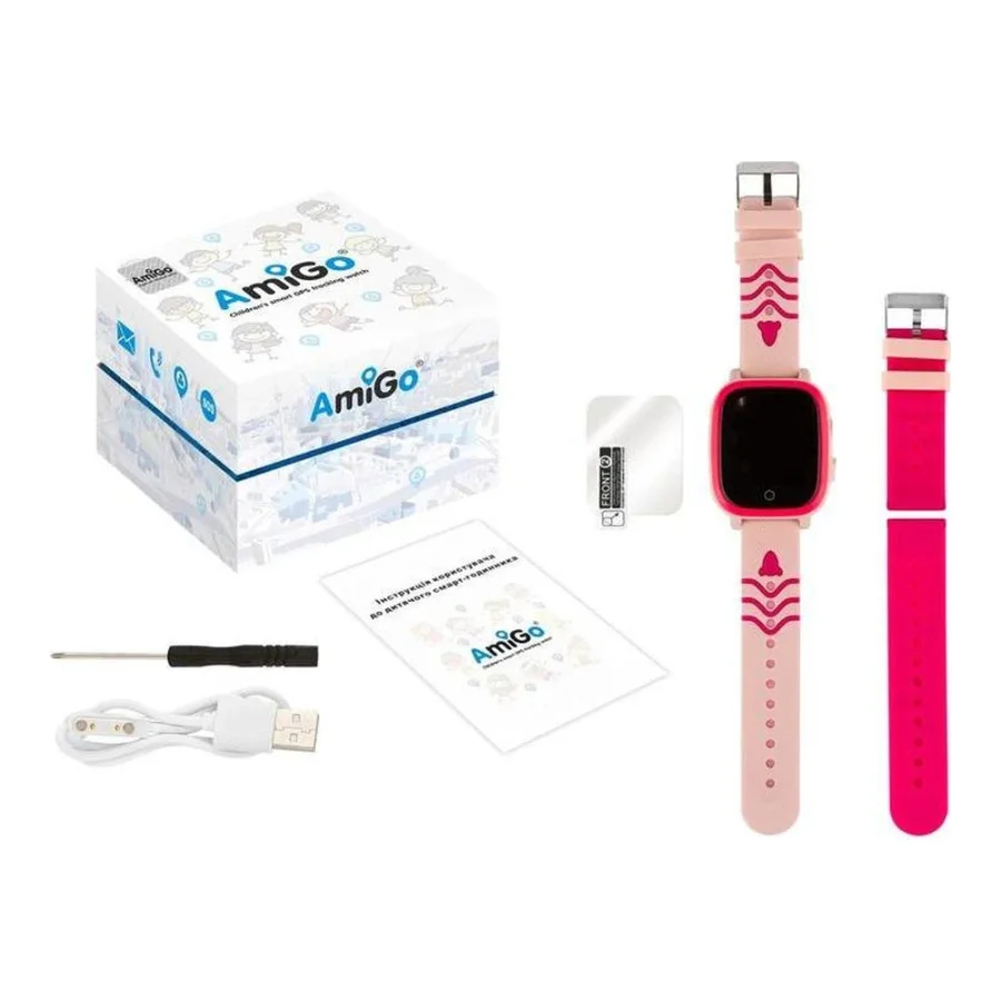 AmiGo GO005 4G WIFI Thermometer Pink (UA)
