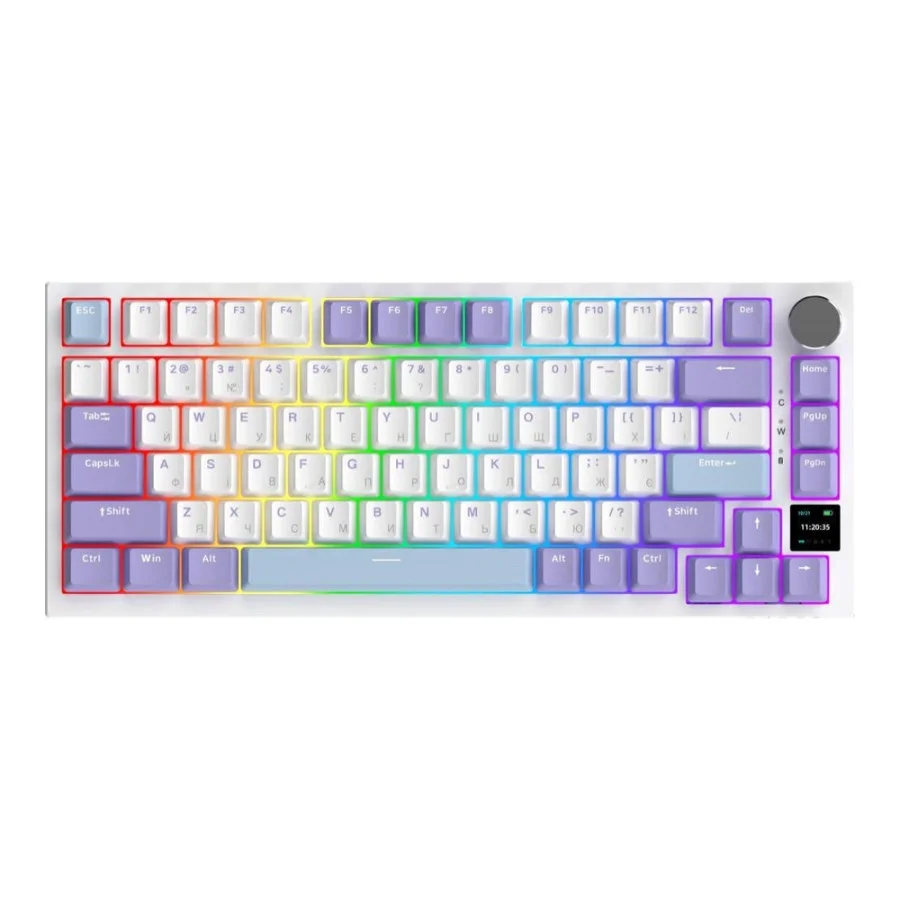 Ajazz AK820 Pro Flying Fish Switch Purple (AK820PRO-FF-PWB)