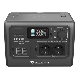 BLUETTI EB55 Portable Power Station 700W 537Wh (PB930340)