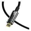 Baseus Explorer Series Intelligent Power-Off USB Type-C to Lightning 20W 1m Black (CATS000001)