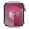 Apple Watch Series 9 GPS 45mm Pink Aluminum Case w. Light Pink Sport Band - M/L (MR9H3)