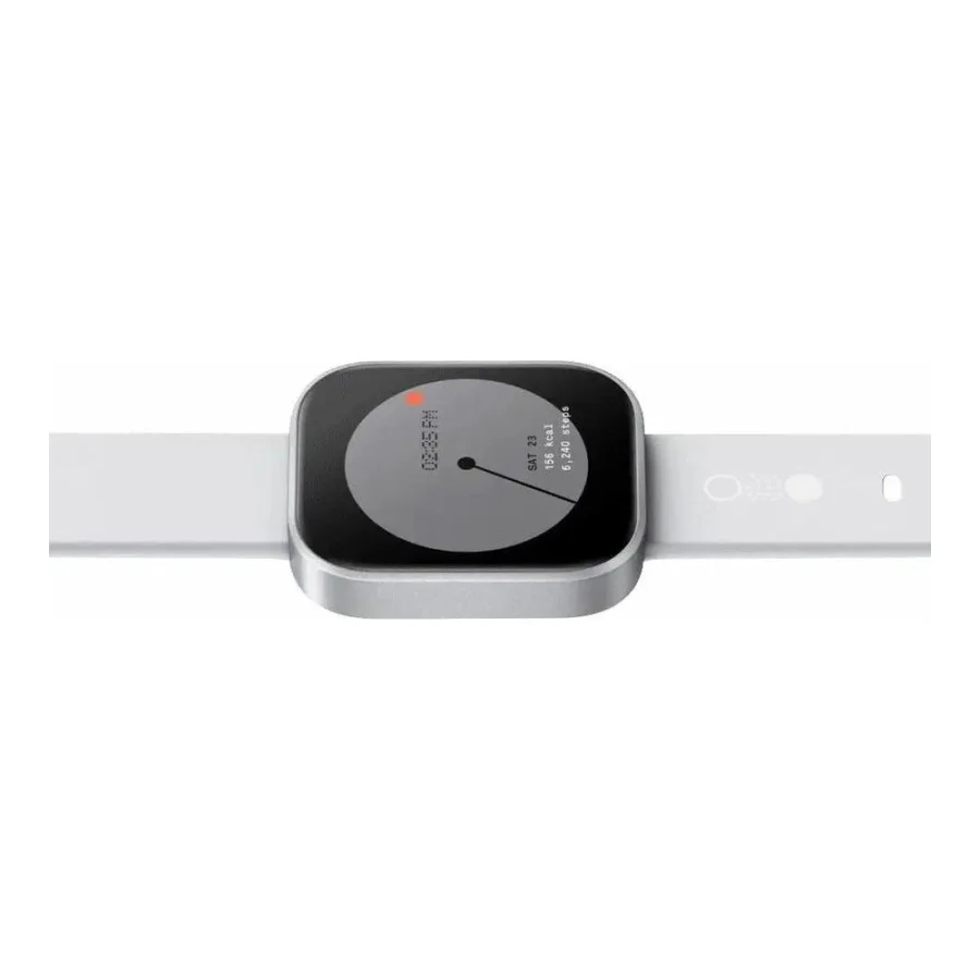 CMF by Nothing Watch Pro Silver frame with Light Grey strap