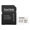 SanDisk 512 GB microSDXC High Endurance UHS-I U3 V30 + SD adapter (SDSQQNR-512G-GN6IA)