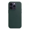 Apple iPhone 14 Pro Leather Case with MagSafe - Forest Green (MPPH3) (OEM)