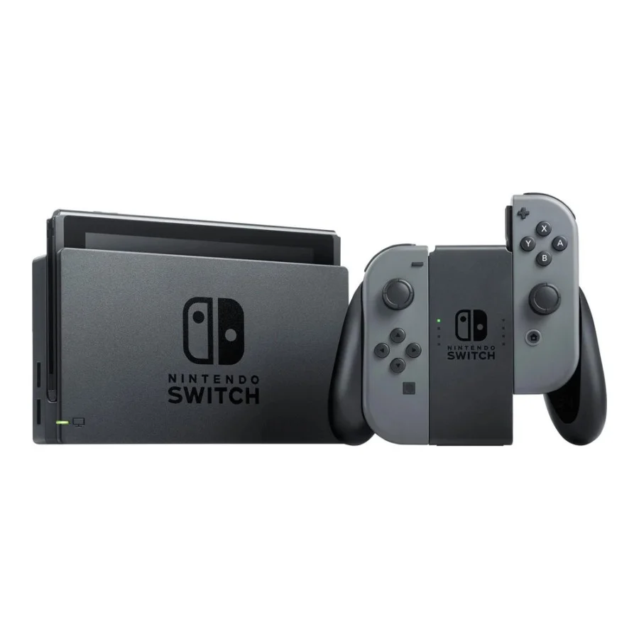 Nintendo Switch with Gray Joy Con