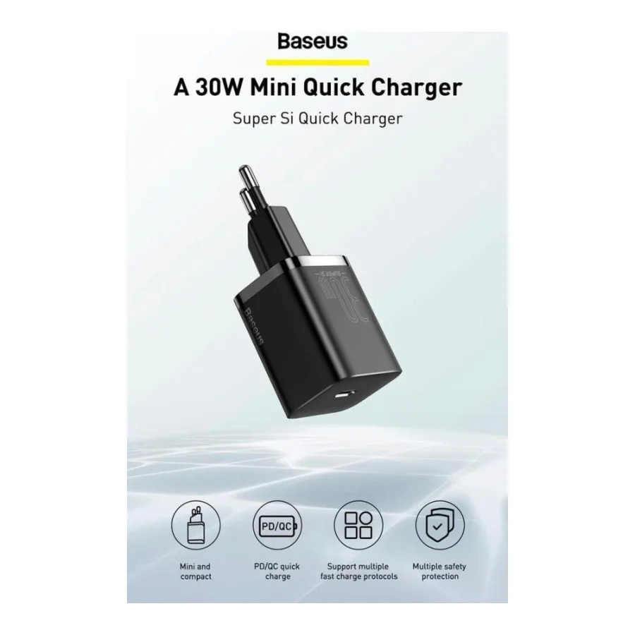 Baseus Super Si 30W Black (CCSUP-J01)