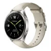 Xiaomi Watch 2 Titan Gray Case with White Leather Strap (BHR9306GL) (UA)