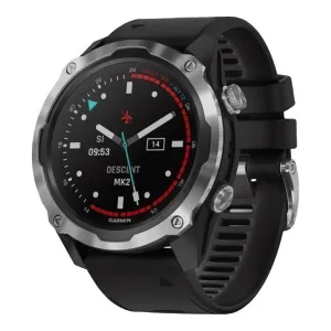 Garmin Descent Mk2 Stainless Steel with Black Band (010-02132-00/10)