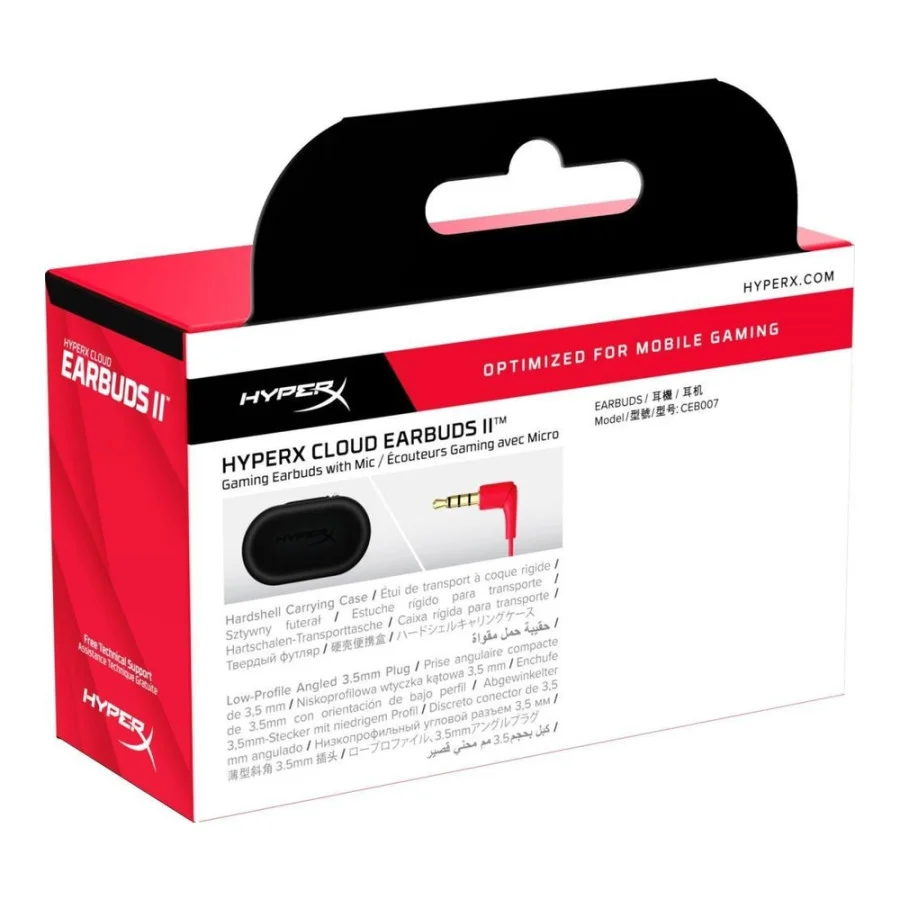 HyperX Cloud Earbuds II Red (705L8AA)