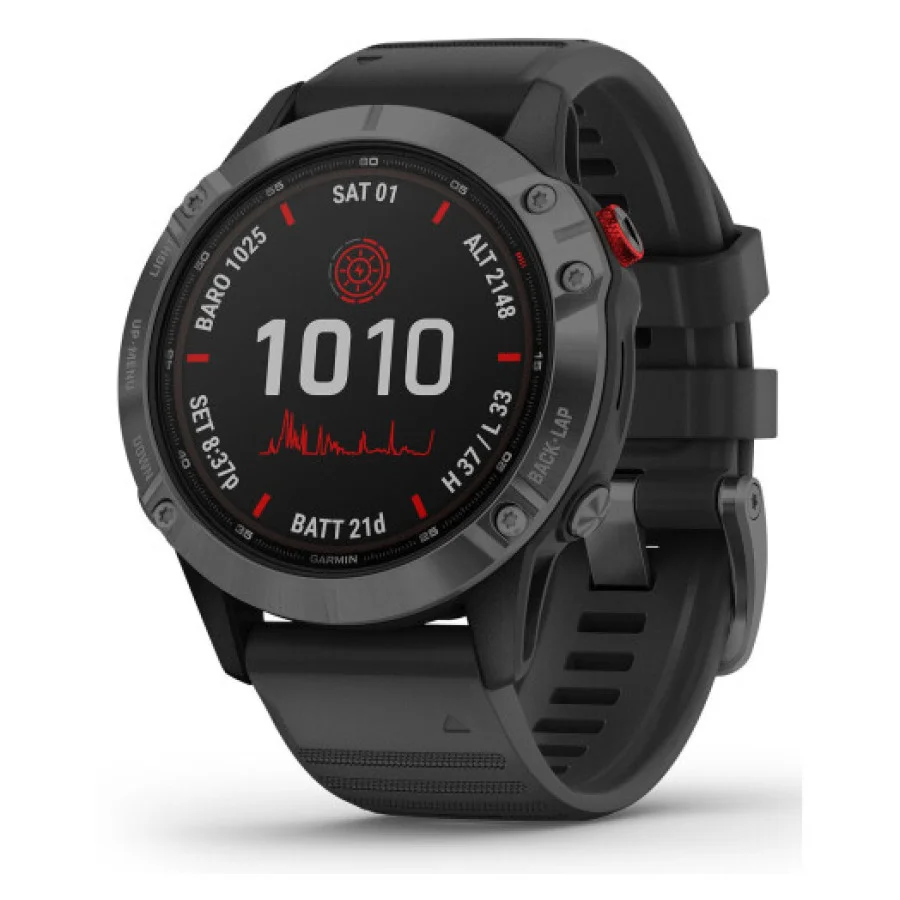 Garmin Fenix 6 Pro Solar Edition Slate Gray With Black Band (010-02410-15/14)