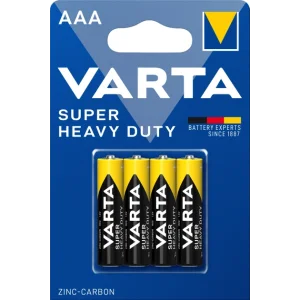 Varta AAA bat Zinc-Carbon 4шт SUPERLIFE (02003101414)