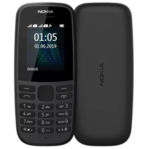 Nokia 105 Single Sim 2019 (no charger) Black (16KIGB01A13) (UA)