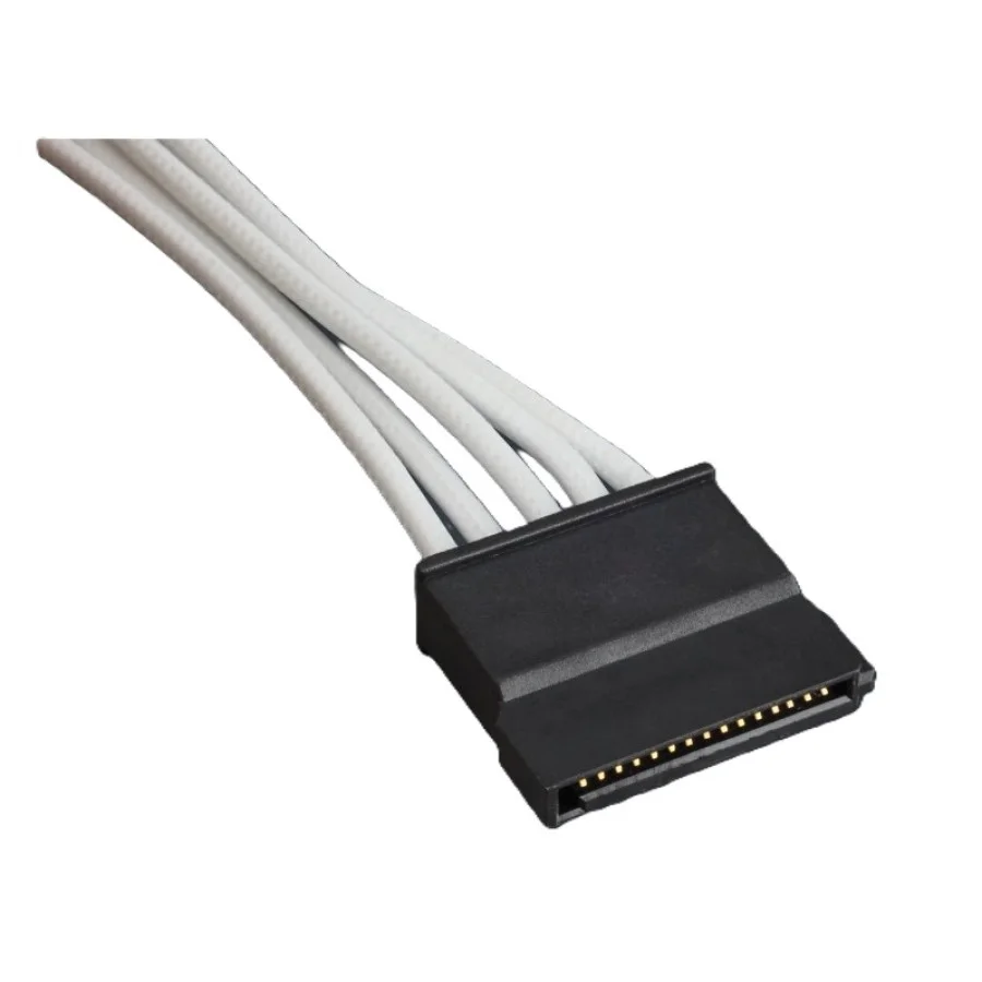 Corsair Premium Individually Sleeved SATA Cable, Type 4 (Generation 3) White