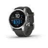 Garmin Fenix 7S Silver with Graphite Band (010-02539-00/01)