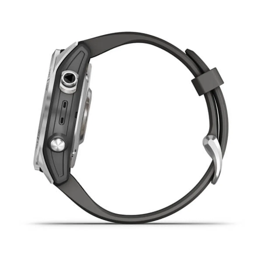 Garmin Fenix 7S Silver with Graphite Band (010-02539-00/01)
