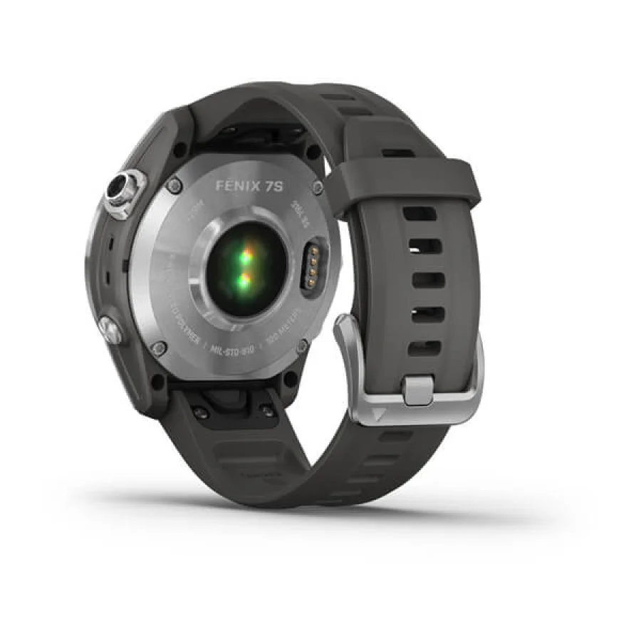 Garmin Fenix 7S Silver with Graphite Band (010-02539-00/01)