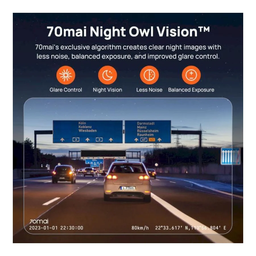 70mai Dash Cam 3 M200