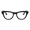 Ray-Ban Meta Skyler Standard - Shiny Black / Clear (RW4010 601/SB 52-20)