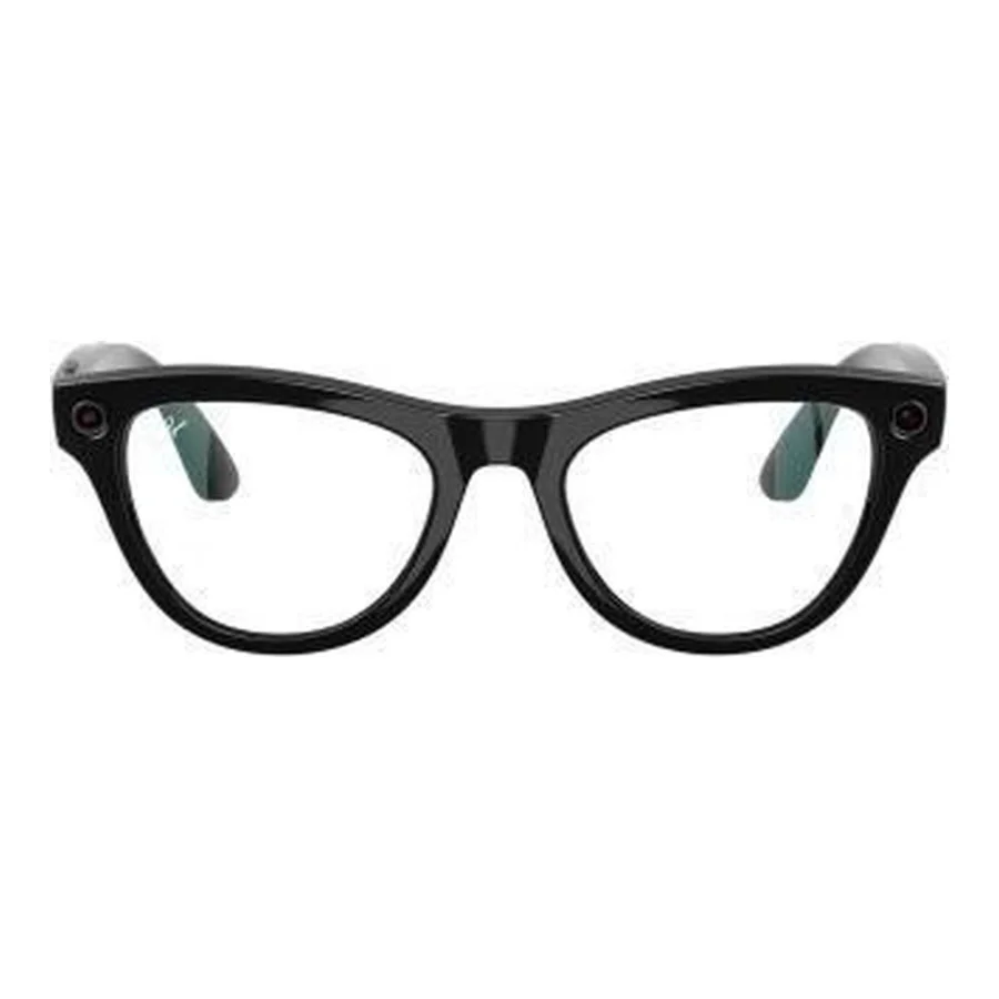 Ray-Ban Meta Skyler Standard - Shiny Black / Clear (RW4010 601/SB 52-20)