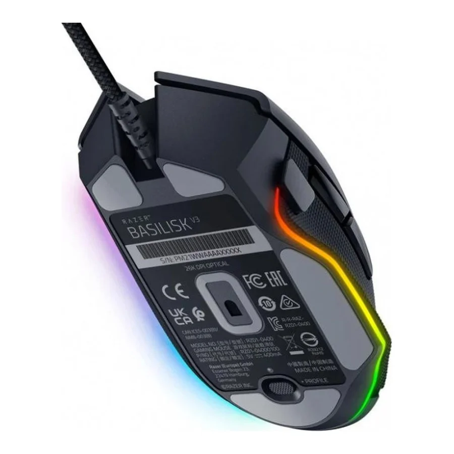 Razer Basilisk V3 USB Black (RZ01-04000100-R3M1)