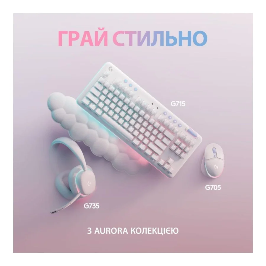 Logitech G705 Lightspeed Wireless Gaming White (910-006367/910-006368)