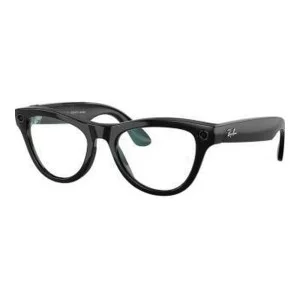 Ray-Ban Meta Skyler Standard - Shiny Black / Clear (RW4010 601/SB 52-20)