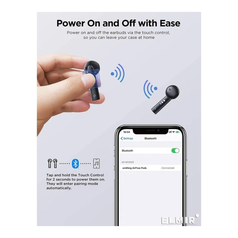 Omthing Airfree Pods TWS Black (EO005) (UA)