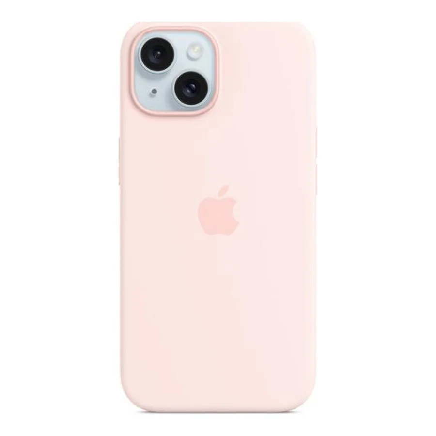 Apple iPhone 15 Silicone Case with MagSafe - Light Pink (MT0U3) (OEM)