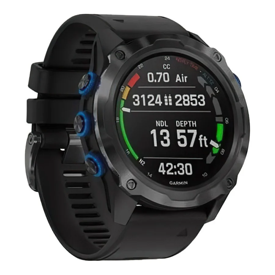 Garmin Descent Mk2i Titanium Carbon Gray DLC with Black Band (010-02132-01/11)