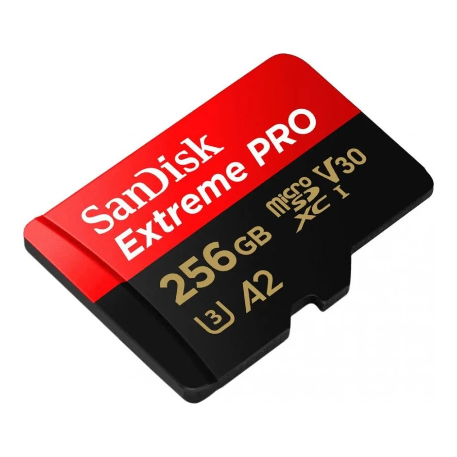 SanDisk 256 GB microSDXC UHS-I U3 Extreme Pro + SD Adapter SDSQXCD-256G-GN6MA