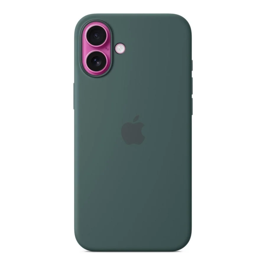 Apple iPhone 16 Plus Silicone Case with MagSafe - Lake Green (MYYH3) (EU)