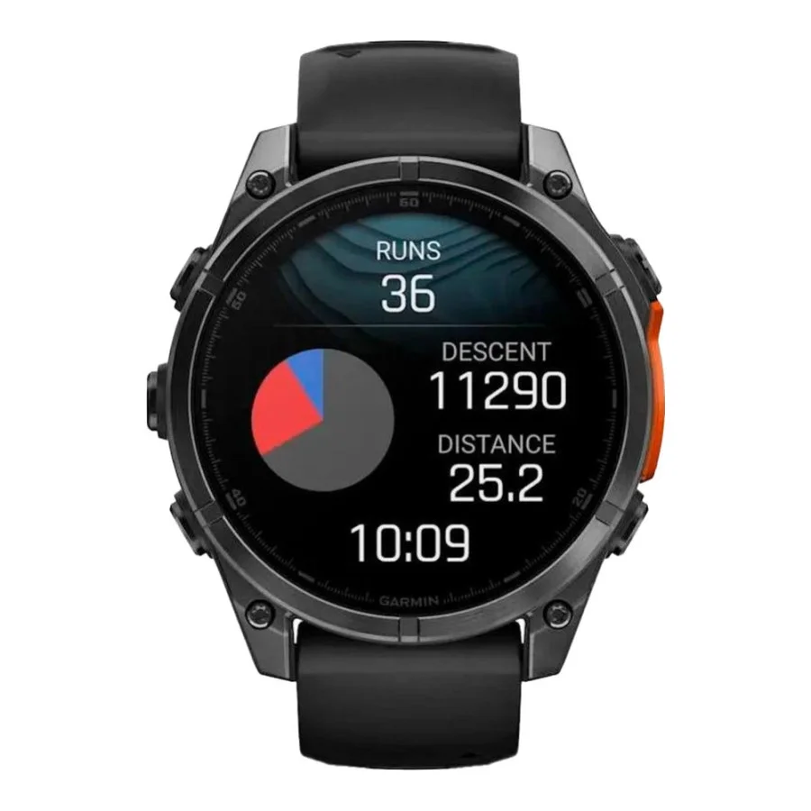 Garmin Fenix 8 47mm AMOLED Slate Gray with Black Silicone Band (010-02904-00/09)