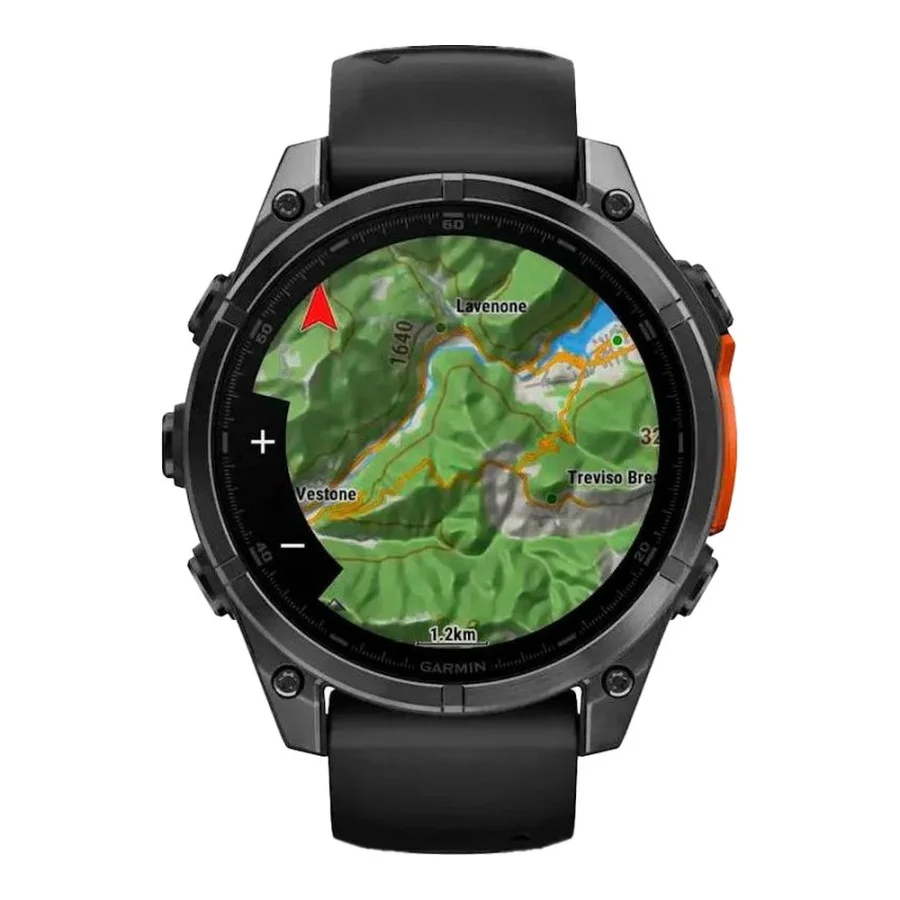 Garmin Fenix 8 47mm AMOLED Slate Gray with Black Silicone Band (010-02904-00/09)