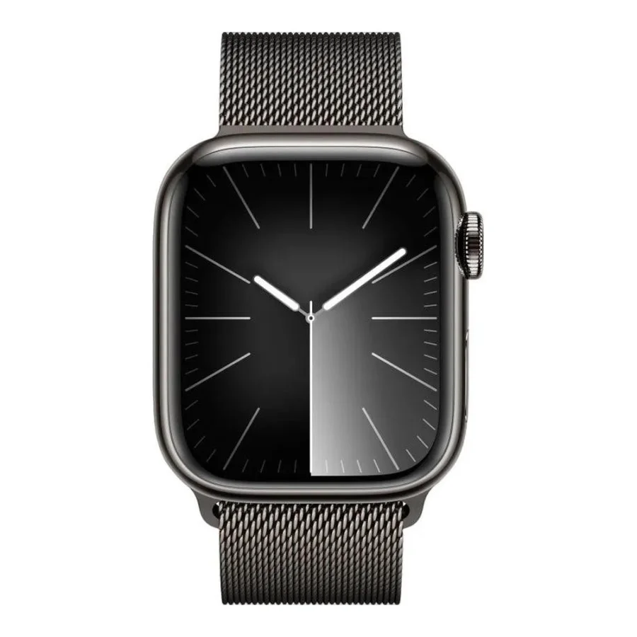 Apple Watch Series 9 GPS + Cellular 45mm Graphite S. Steel Case w. Graphite Milanese Loop (MRMX3)