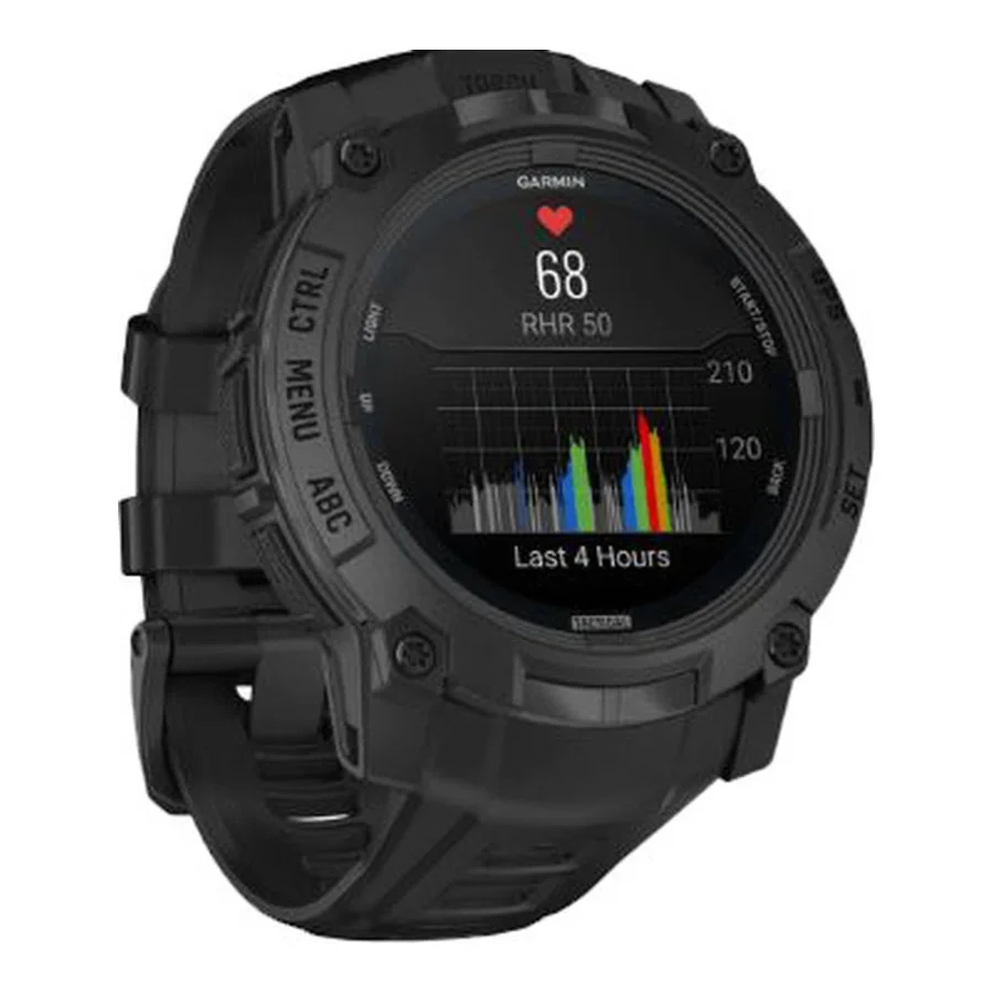 Garmin Instinct 3 50mm AMOLED Tactical Edition Black with Black Band (010-03020-50)