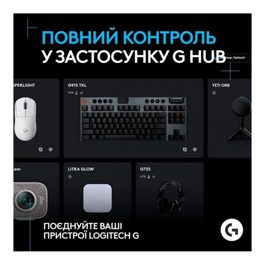 Logitech Yeti ORB RGB Black (988-000551)