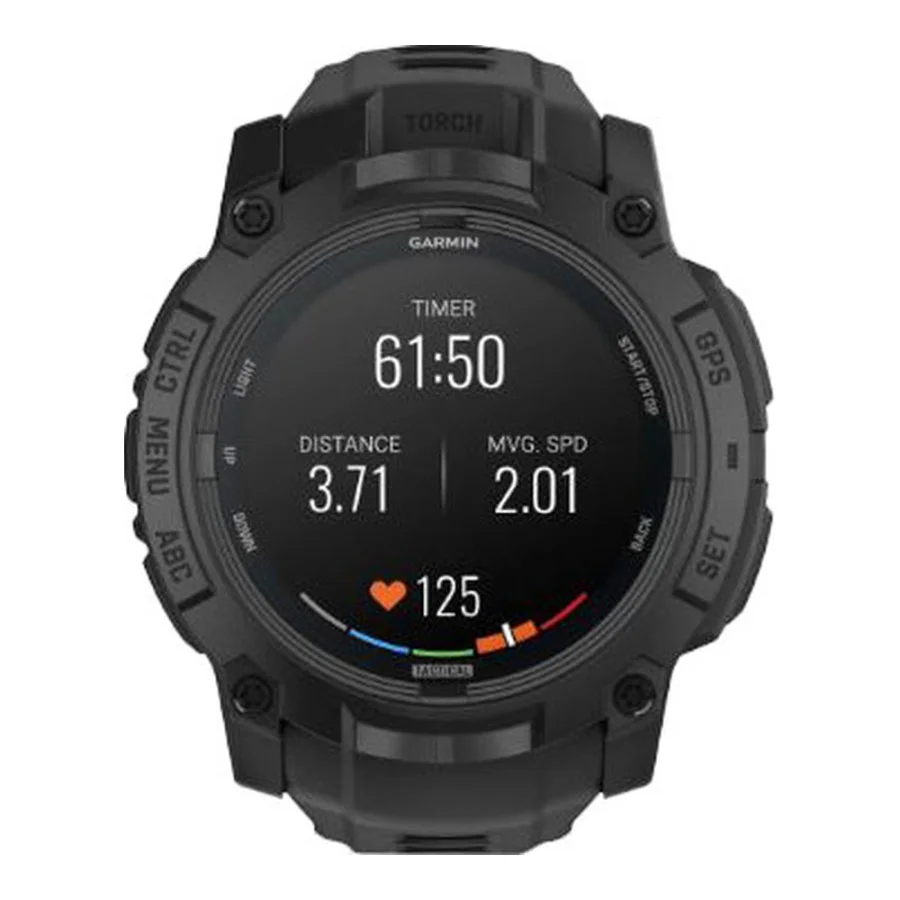 Garmin Instinct 3 50mm AMOLED Tactical Edition Black with Black Band (010-03020-50)