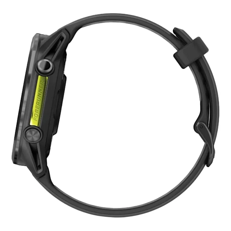 Garmin Forerunner 970 Carbon Gray DLC Titanium w. Black Case and Black/Translucent W. Band (010-02969-00/10/60)