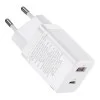 Baseus Super Si Pro Quick Charger C+U 30W White (CCSUPP-E02)