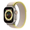Apple Watch Ultra GPS + Cellular 49mm Titanium Case with Yellow/Beige Trail Loop - M/L (MQF23/MQFU3)