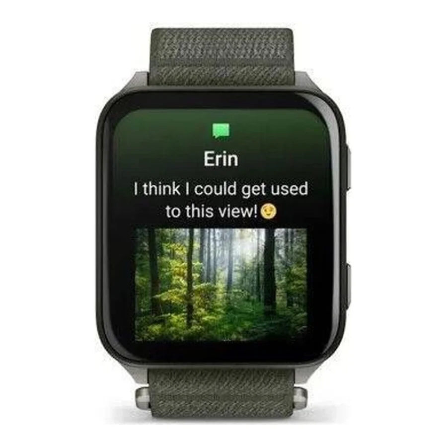 Garmin Venu X1 Moss with Titanium Caseback and Moss ComfortFit Nylon Band (010-02980-01/03)