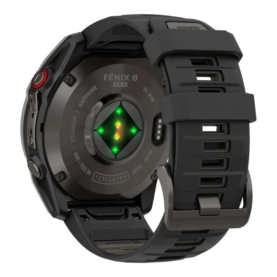 Garmin Fenix 8 Pro 51 mm AMOLED Carbon Gray DLC Titanium with Black/Pebble Gray (010-03199-00/01)