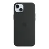 Apple iPhone 15 Plus Silicone Case with MagSafe - Black (MT103) (OEM)