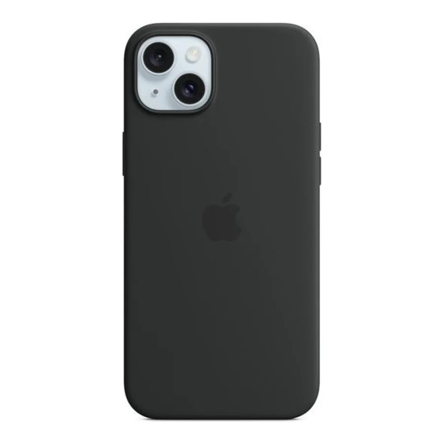 Apple iPhone 15 Plus Silicone Case with MagSafe - Black (MT103) (OEM)