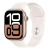 Apple Watch Series 10 GPS 42mm Rose Gold Alu. Case w. Light Blush Sport Band - M/L (MWWJ3)