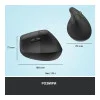 Logitech Lift Vertical Ergonomic Mouse Graphite (910-006473, 910-006479, 910-006485)
