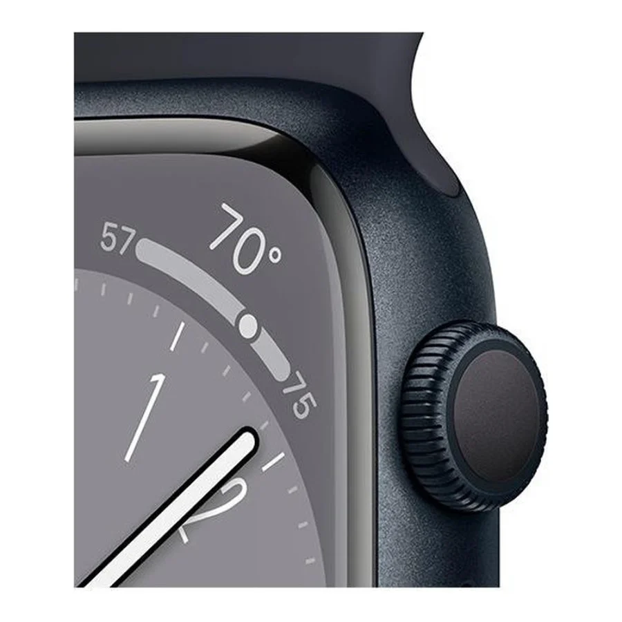 Apple Watch Series 8 GPS 41mm Midnight Aluminum Case w. Midnight Sport Band (MNP53)