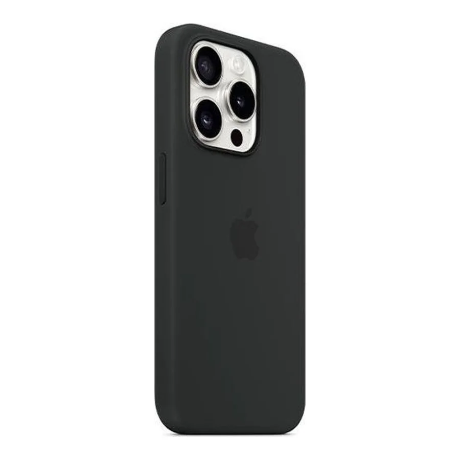 Apple iPhone 15 Pro Max Silicone Case with MagSafe - Black (MT1M3) (OEM)