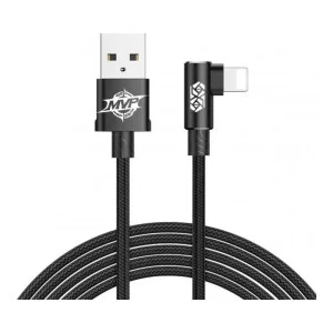 Baseus MVP Elbow Type Cable USB For IP 2A 1M Black (CALMVP-01)
