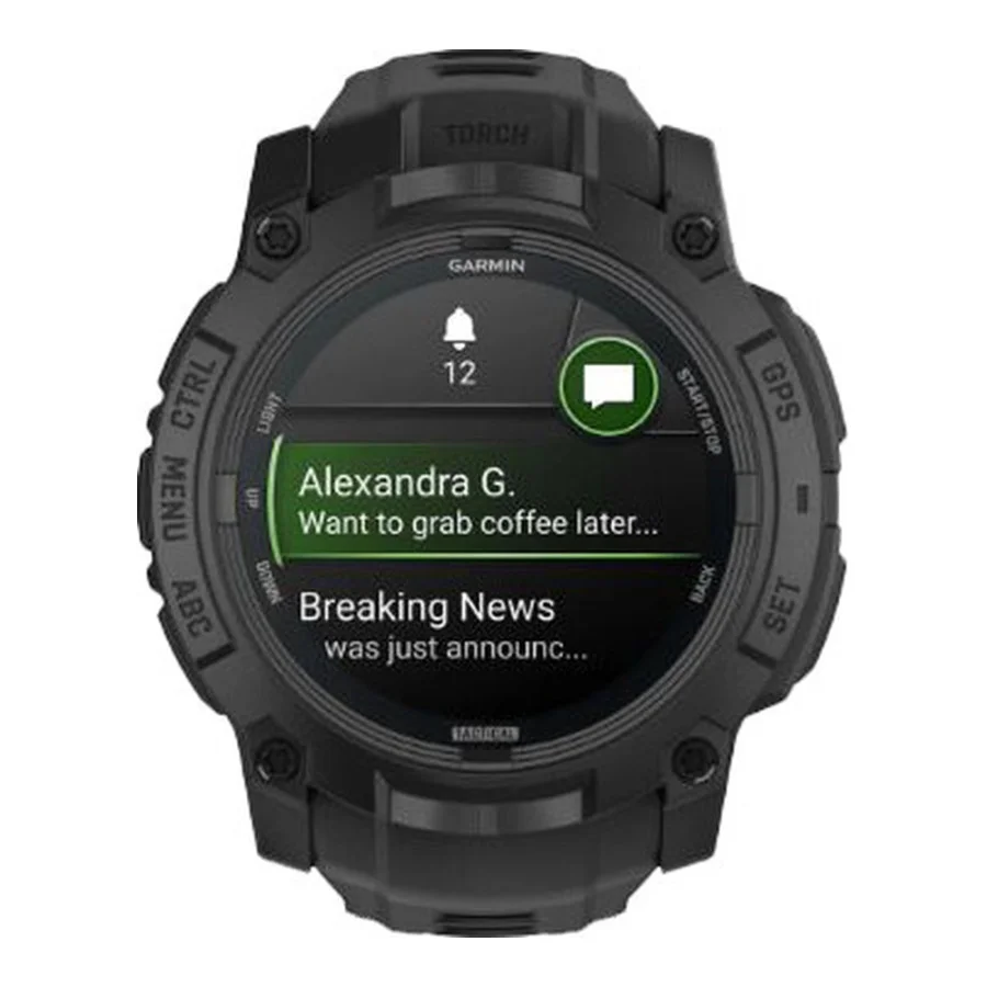 Garmin Instinct 3 50mm AMOLED Tactical Edition Black with Black Band (010-03020-50)
